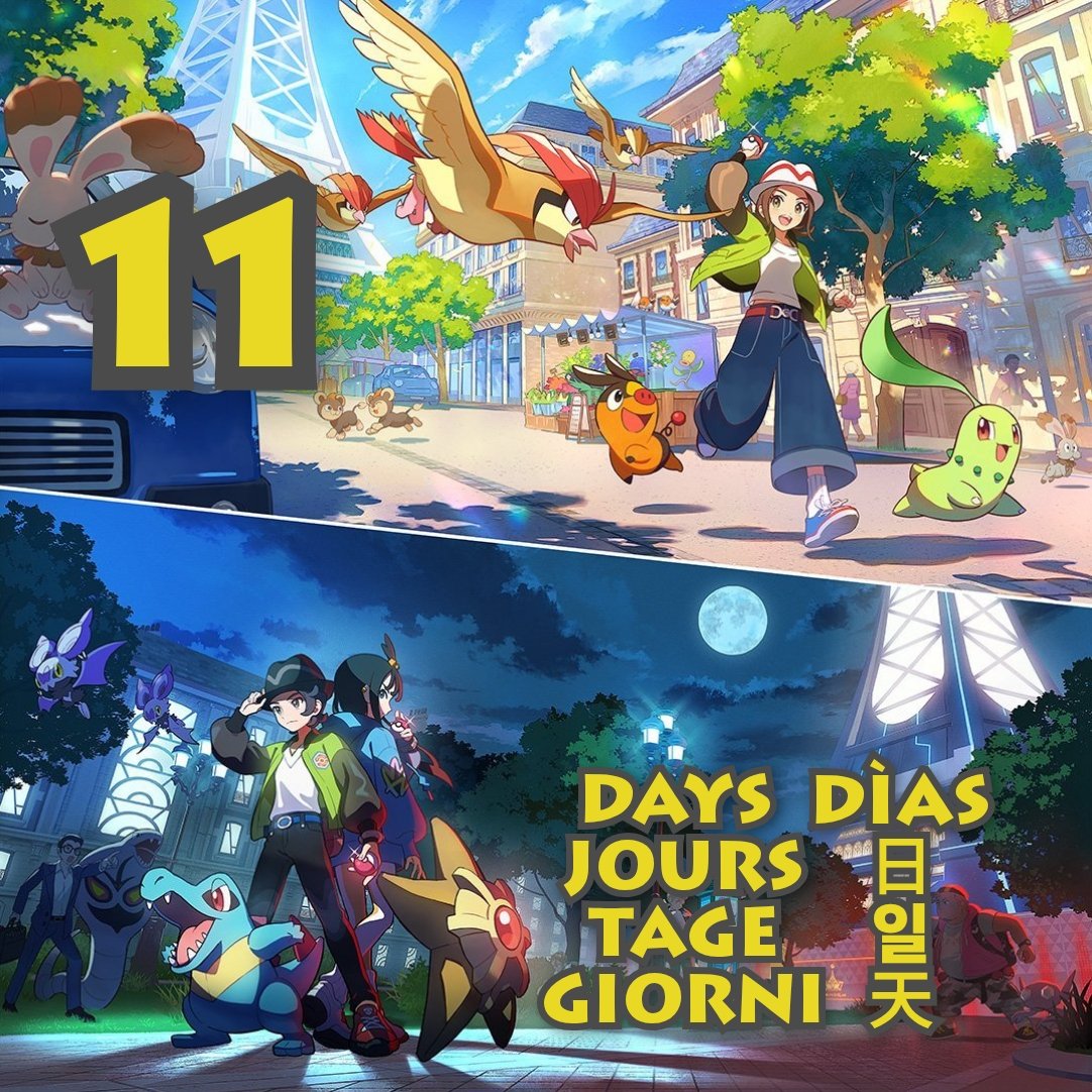 11 days left 
#PokemonLegendsZA 
#Pokemon