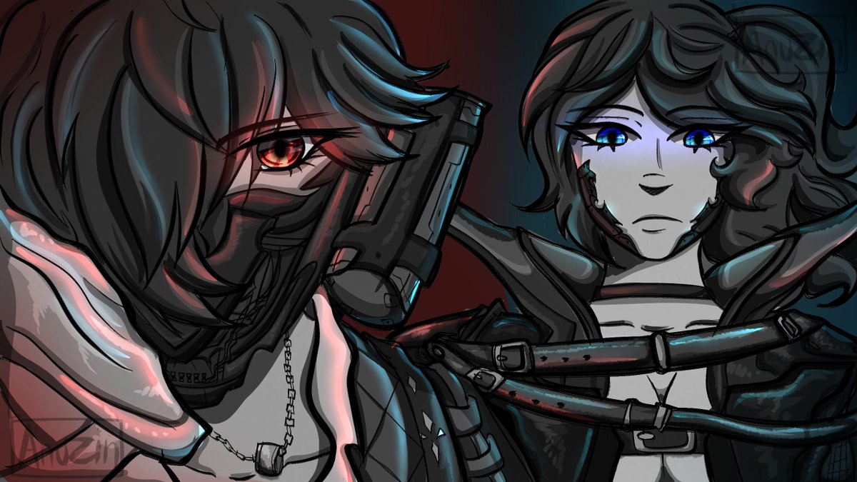 LadyAnuzin's tweet photo. ✨🌸Thumbnail Art Drop!🌸✨

😎Had a blast designing this one—tried to capture the "bad ending as canon" vibe I explore in the new video.😎
🩸You feel them staring throgh you yet?🩸

⚔️ [ #CodeVein | #CodeVein2 | #Fanart | #AnuArtz | #CodeVeinProtagonist | #CodeVeinFanArt ] ⚔️ https://t.co/ZB0FObrWlF