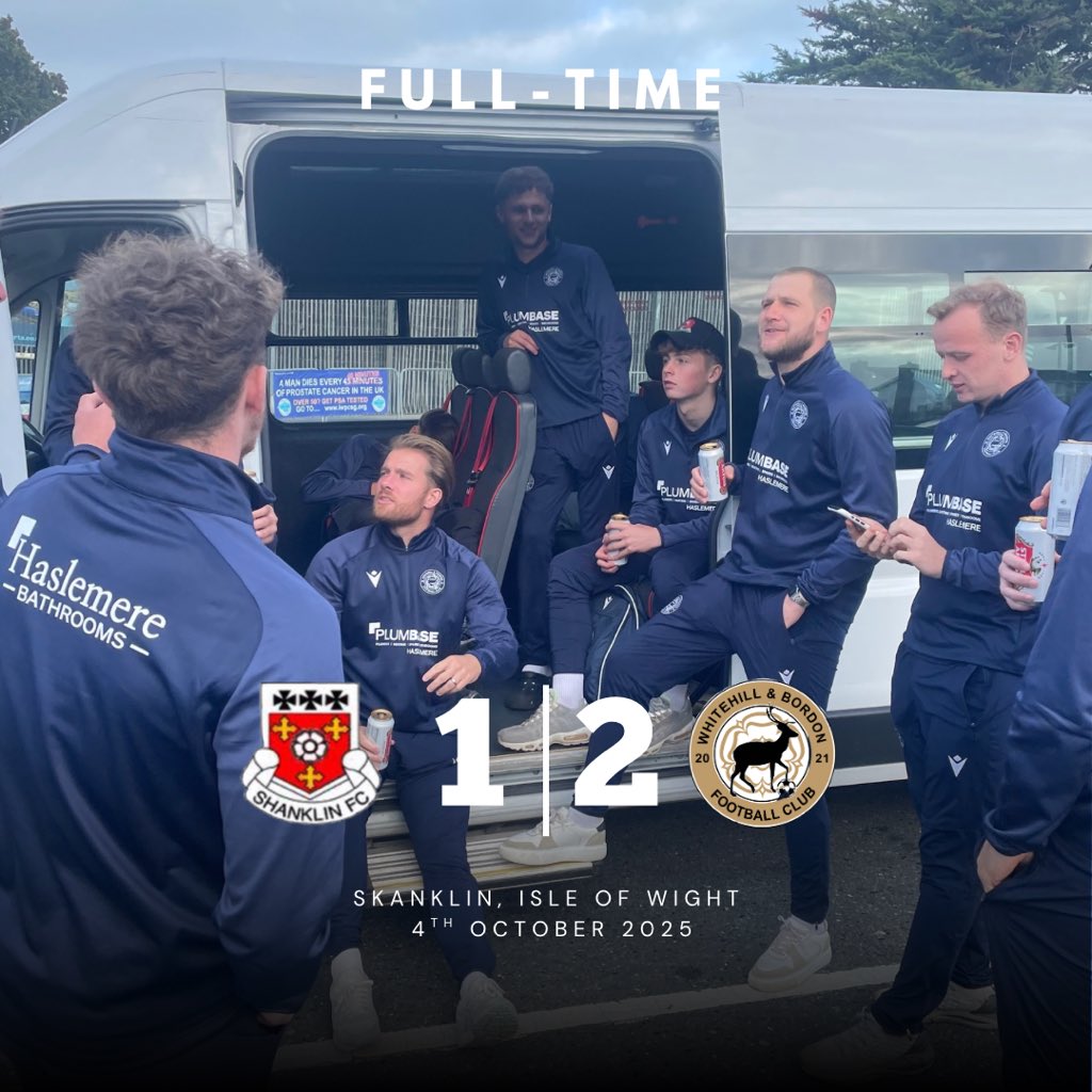 BordonFc's tweet photo. 𝗙𝗨𝗟𝗟𝗧𝗜𝗠𝗘 | 𝗦𝗛𝗔𝗡𝗞𝗟𝗜𝗡 𝗙𝗖 𝟭-𝟮  𝗪𝗛𝗜𝗧𝗘𝗛𝗜𝗟𝗟 &amp; 𝗕𝗢𝗥𝗗𝗢𝗡 𝗙𝗖

Win on the road courtesy of a goal from Gill in first half and Reffell in the second⚽️

Huge thank you to Glenn and Lewis who made the trip to support 👏 

In to the hat 🎩

🔴🔵#UpTheStags🦌 https://t.co/BGvC8P7pc7