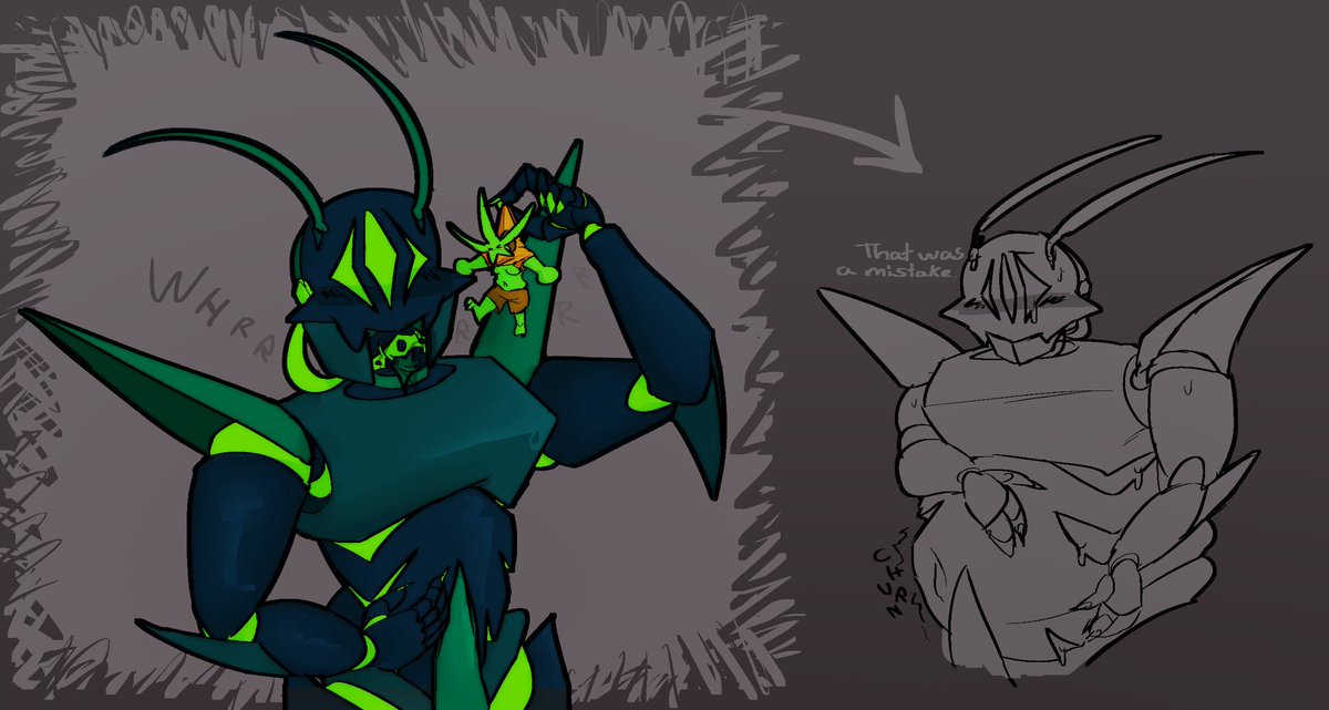 CheaperCreature's tweet photo. [ VORE / MICRO ]

robots have instincts too I suppose 🤔

ft. @weed_gain :] https://t.co/KbjmYmuDsc