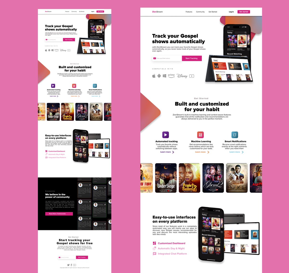 _nmachi's tweet photo. @StephanieInii A WEB UI to track your gospel movies. Did I cook? https://t.co/PZHQPYQ28k