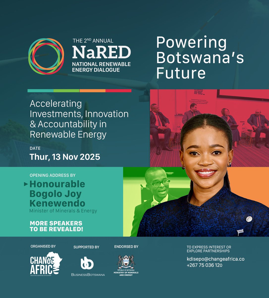 Congratulations Hon <a href="/BogoloKenewendo/">Bogolo Kenewendo</a> 

We look forward to seeing the ambitious goals of M300 unfold and to the impact they will have on investment, innovation, and accountability in the sector. The upcoming #NaRED2025 will no doubt be a critical platform for charting this journey