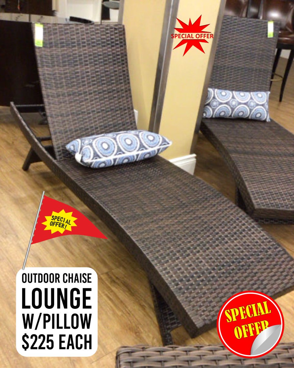 ConsignmentFLA's tweet image. Unwind in style this weekend! ☀️ Our Outdoor Chaise Lounge is the perfect addition to your patio, deck, or poolside. Get comfy with the included pillow and soak up the sun.

#OutdoorLiving #PatioFurniture #ChaiseLounge #BackyardGoals #SpecialOffer #SummerVibes #HomeDecor
