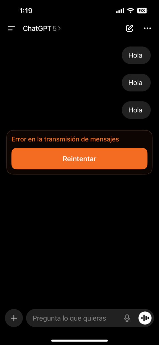 Daarlinngg_'s tweet photo. Se cayó chat GPT😢?? https://t.co/MJnoBQs4um