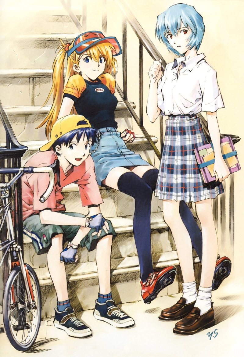 de3STl2EUdK5o0p's tweet photo. Happy 30th anniversary of Evangelion!   We really love Evangelion! https://t.co/WFeNOhg9m1
