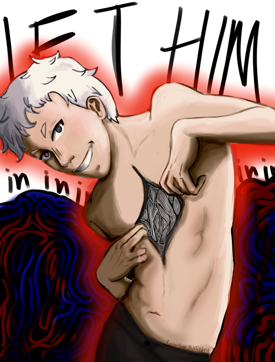 Let him in. Let him in.

#hikaru #tshd #thesummerhikarudied #hikaruart #lethimin #Halloween2025 #Halloweenart2025