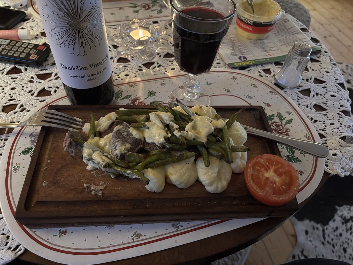 Får man inte äta, inte bra hoppsansa!! Enligt super-över- kommunistprofessorn Rockström. Vilken idiot! Älgfile med tillbehör!😋