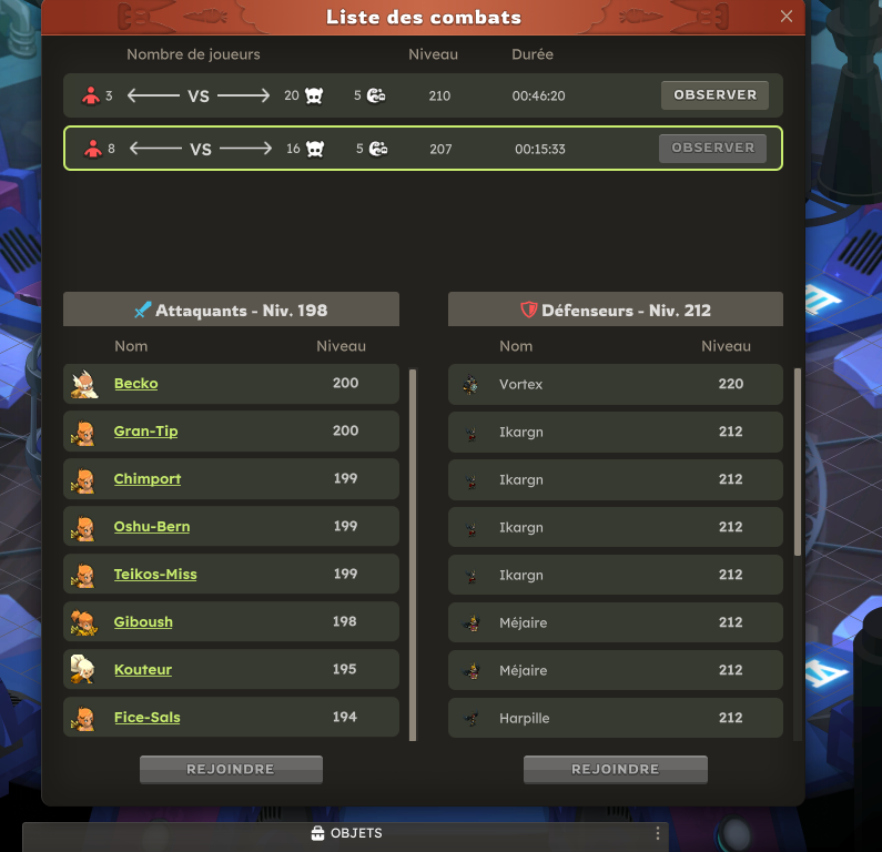 Yo <a href="/DOFUSfr/">DOFUS</a> 

Serveur monocompte (kourial), on rappel