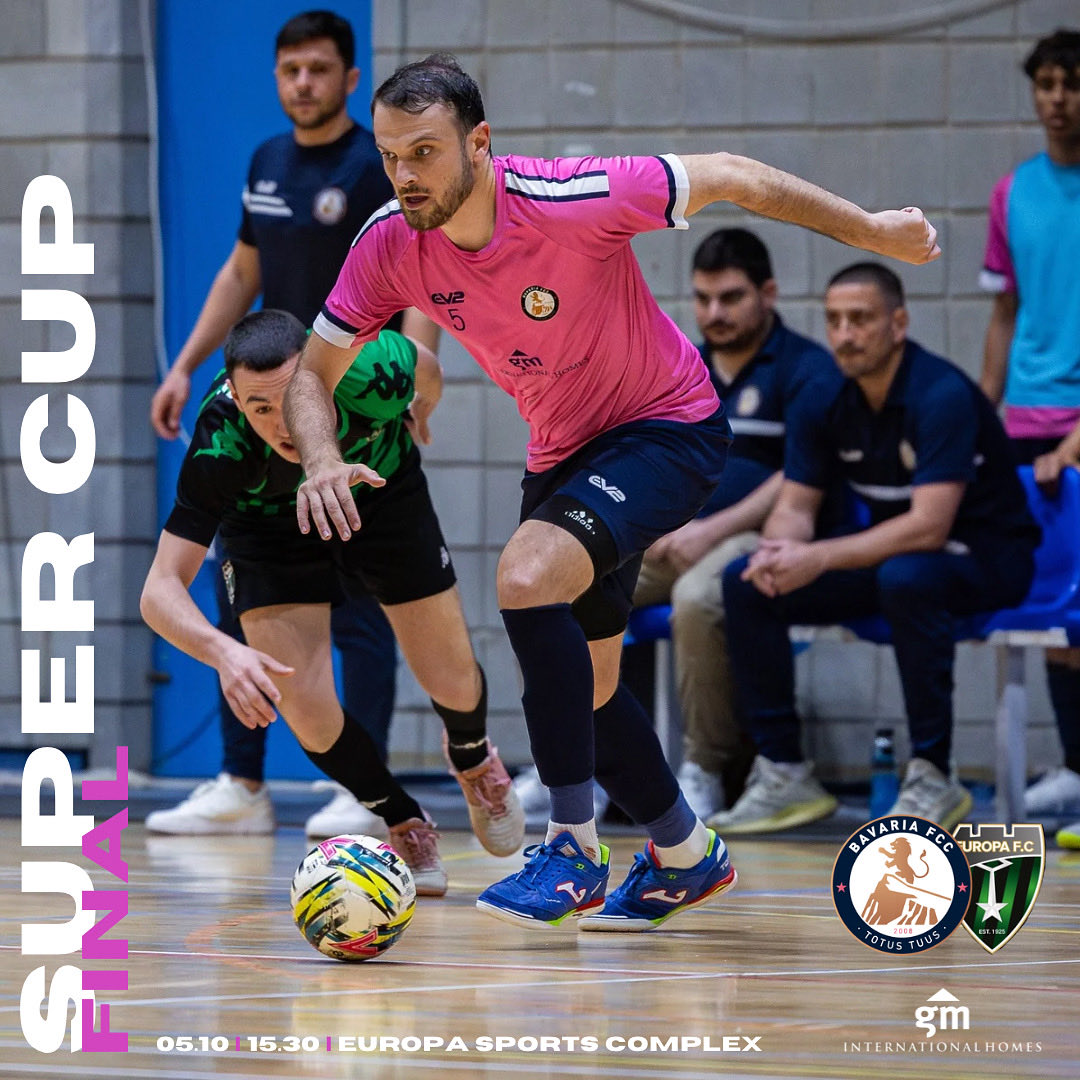 Futsal is 🔙⚽️

We take on Europa FC in the traditional curtain raiser to the new season, the Luisito Bonavia Cup. 

You can watch the action tomorrow live from 3.30pm at the Europa Sports Complex.

#ThePinks | #BavariaFutsal 💕