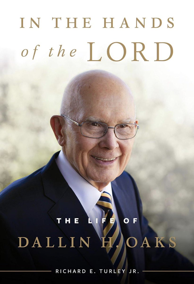 marlamuppets's tweet image. If anyone is struggling with warming up to President Oaks, read the book about his life. It blew me away and endeared me to him immediately.  #GeneralConference