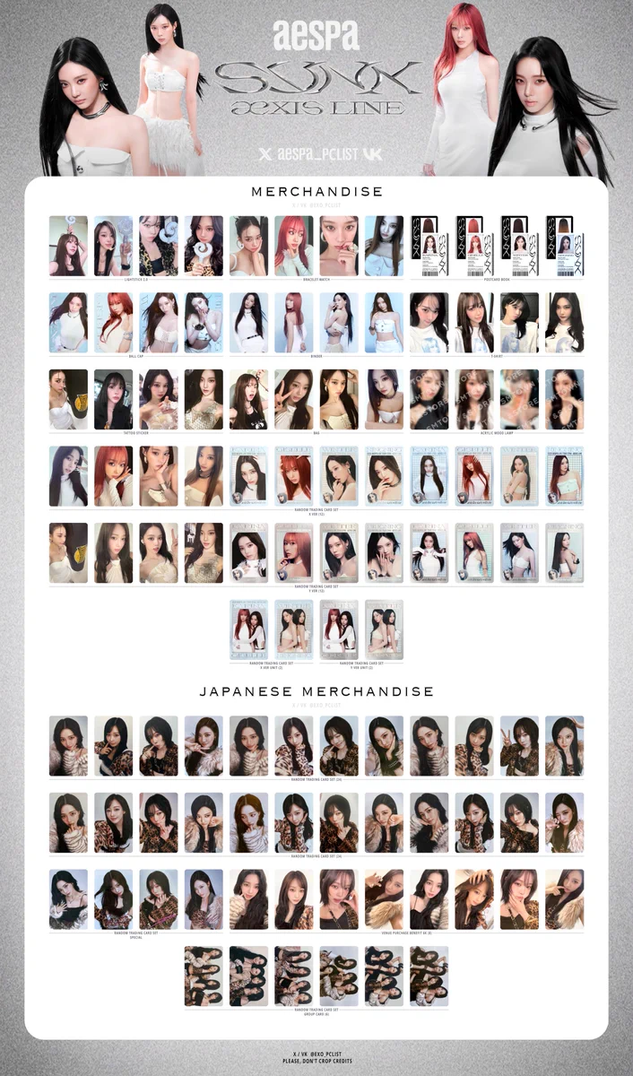 aespa | photocard listστο X: 
