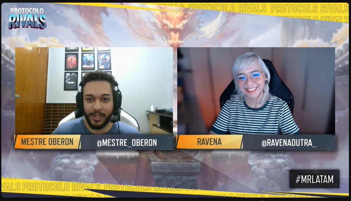 A transmissão já começa incrível quando tem esses dois na narração!  #MRLatam