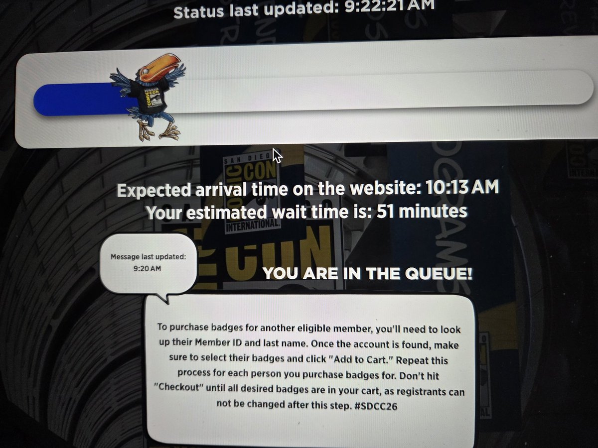 brainwise's tweet photo. Run, you little toucan, RUN! #SDCC #PreReg #ComicCon https://t.co/vWN9MMCwgS