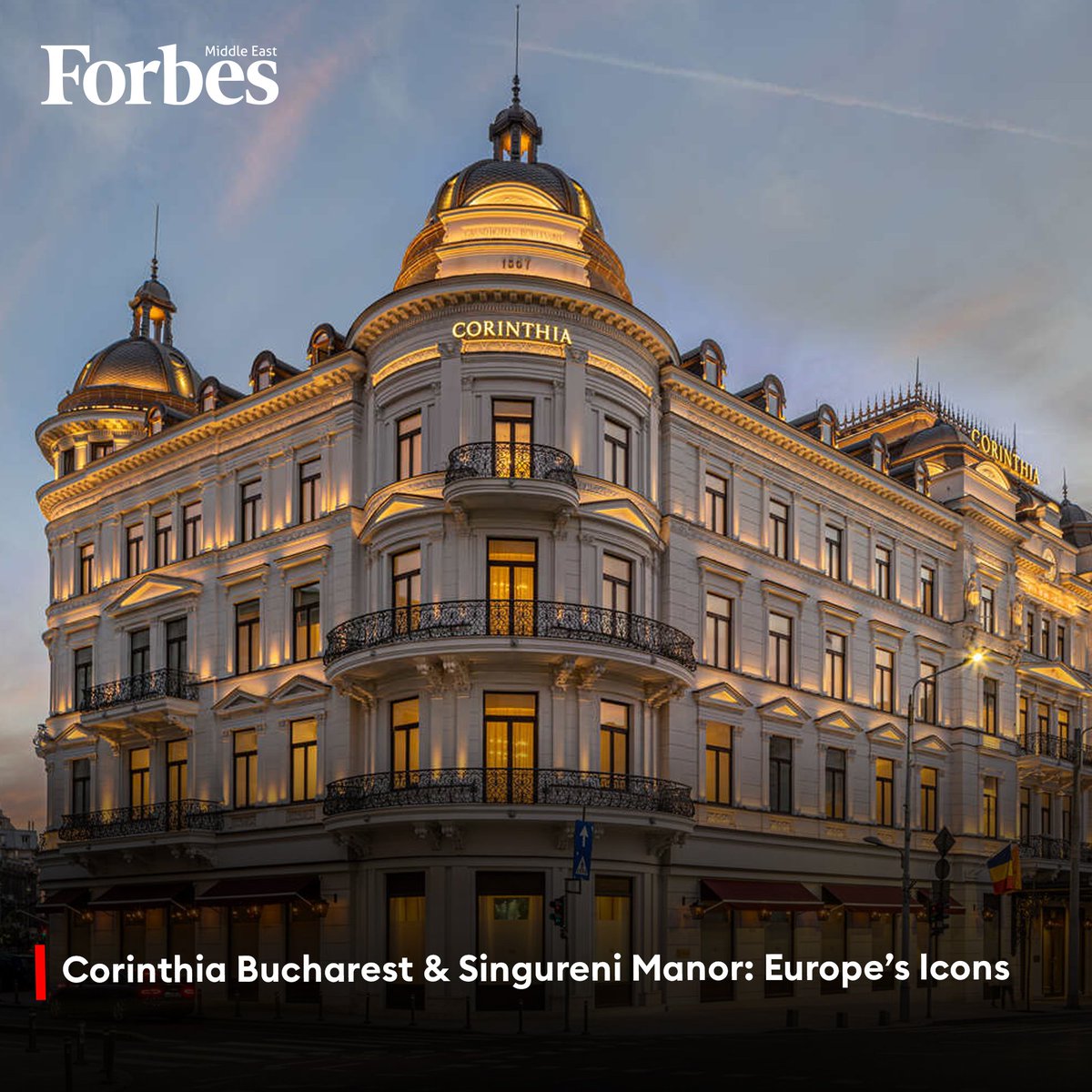Forbes_MENA_'s tweet image. From Bucharest’s Belle Époque revival at the Corinthia Grand Hotel du Boulevard to the prestige of the Singureni Manor Polo Cup, Romania is redefining luxury through heritage, sport, and world-class hospitality.

#Forbes

For more details: 🔗 on.forbesmiddleeast.com/2124aa