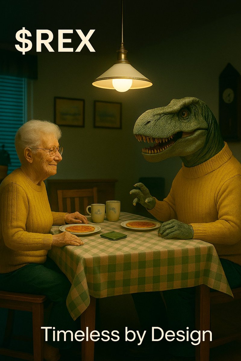 rex_no_internet's tweet photo. Not just a meme. A legacy. 66 million years of HODLing experience. $REX 🦖

CA:

FTggXu7nYowpXjScSw7BZjtZDXywLNjK8 8CGhydDGgMS

#REX #Solana #Crypto #NoInternet #MemeCoin #REXArmy #BullRun #Uptober https://t.co/wbG2HE4BTV