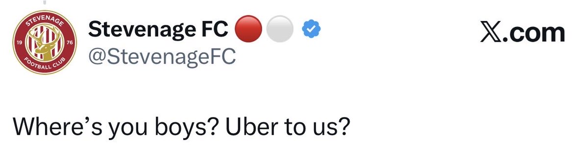 Stevenage FC No Context (@sbfcnocontext) on Twitter photo 
