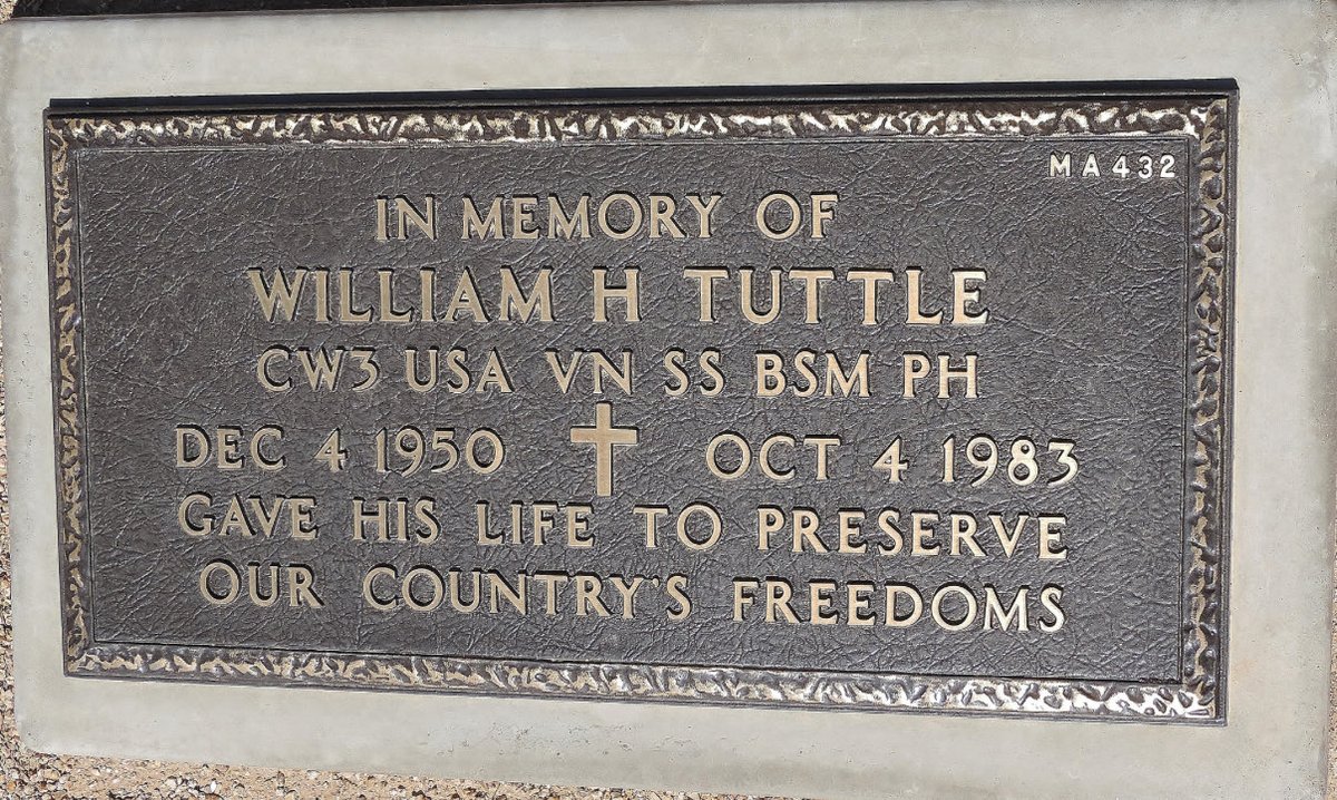 op_hawkeye's tweet photo. 10.4.1983 ~ CWO3 William “Bill” Tuttle 🇺🇸
#OpHawkeyeRemembers #WilliamTuttle #BillTuttle #SilverStar #BronzeStars (2) #PurpleHearts (2) #82ndAirborne #160thAviationBattalion #NSDQ #supportourSOFcommunity #Operation_Hawkeye
📜 https://t.co/H6Z5b2SIg3
📜 https://t.co/XRObbQbrKC
📜 https://t.co/aj8nBVTNwV
