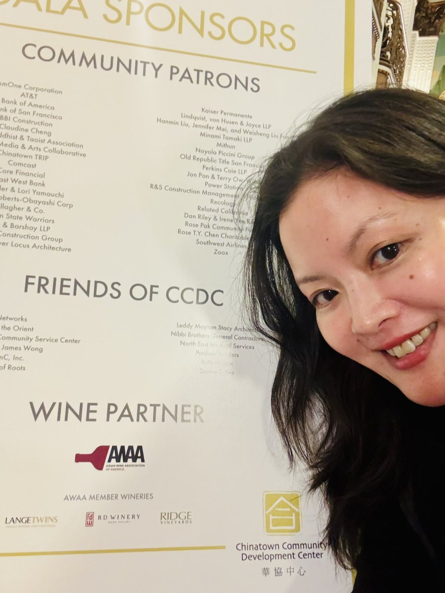 Congratulations to <a href="/chinatowncdc/">Chinatown CDC</a> on an incredible Annual Gala! 🎉Asian Wine Association of America was named Wine Partner🍷I was proud to represent as President with our member vintners <a href="/RidgeVineyards/">Ridge Vineyards</a> <a href="/RDWinery/">RDWinery</a> <a href="/LangeTwins/">LangeTwins</a> 🙌🏻 It’s a privilege to support AAPI communities! #AAPI