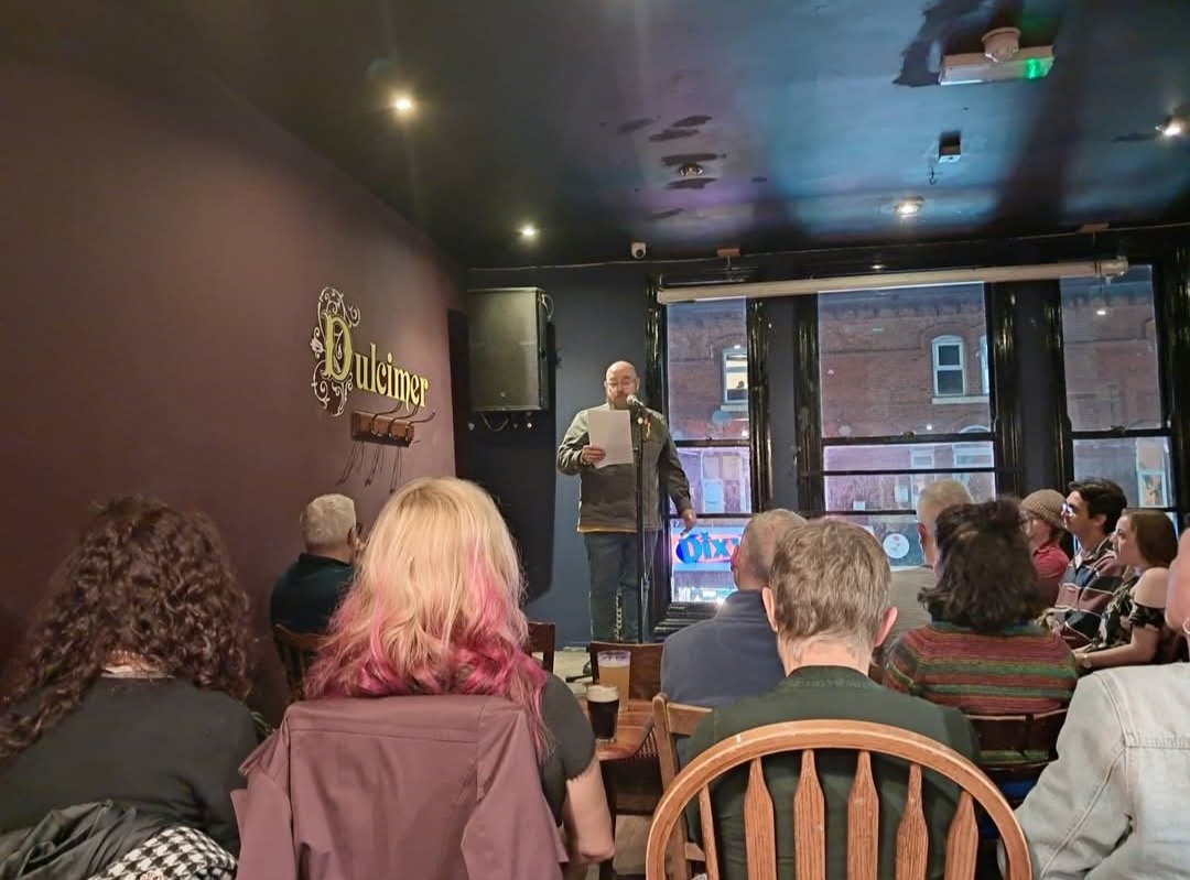 Another great night at <a href="/speakeasy297835/">speakeasy24</a> on #nationalpoetryday the weather was bad, the buses were bad, but the atmosphere in the <a href="/dulcimerbar/">Dulcimer Bar</a> was mad. Well done to everyone it was a sad day for many #Manchester folk and  #Terrorism is a fucking joke. #spokenwordartist #spokenword