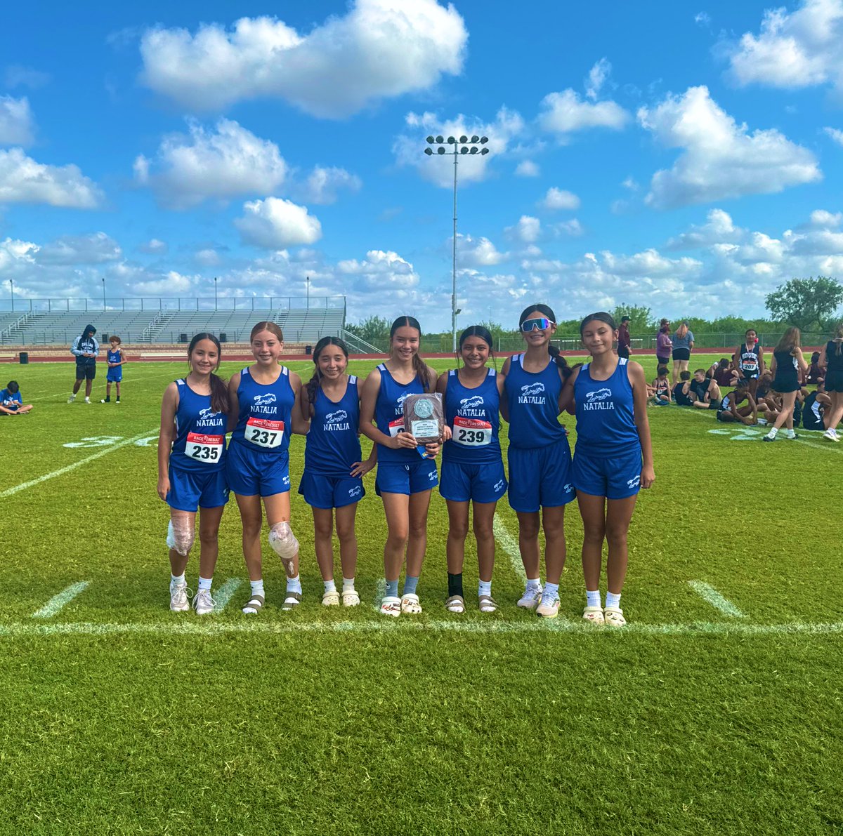 8th Grade Girls District Champions!! Great job!!