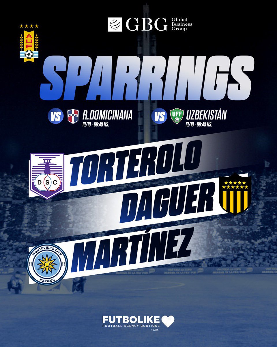 ✈️⭐️🇺🇾 𝐒𝐩𝐚𝐫𝐫𝐢𝐧𝐠 𝐝𝐞 𝐬𝐞𝐥𝐞𝐜𝐜𝐢𝐨́𝐧 >>> Alan Torterolo, Facundo Martínez y Julio Daguer viajan a la Malasia para acompañar a la selección mayor de @aufoficial en la próxima doble fecha FIFA