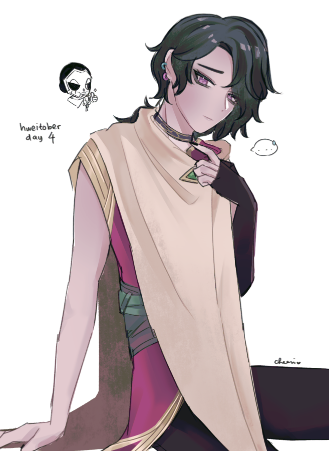 #hweitober #hwei borrowing jhin's clothes 4⃣🎭 day 4