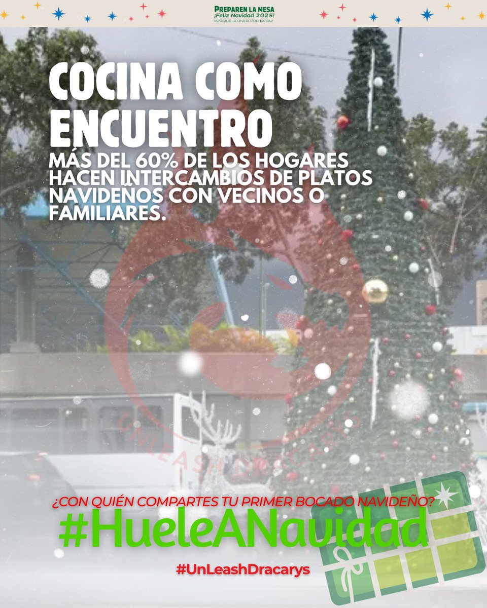 Una Navidad con paz profunda y mucha unión. Cantar juntos es la fuerza que nos define como pueblo. ¡El dragón de la unidad se alza! 🐉🔥 #HueleANavidad #UnleashDracarys🔥🐉