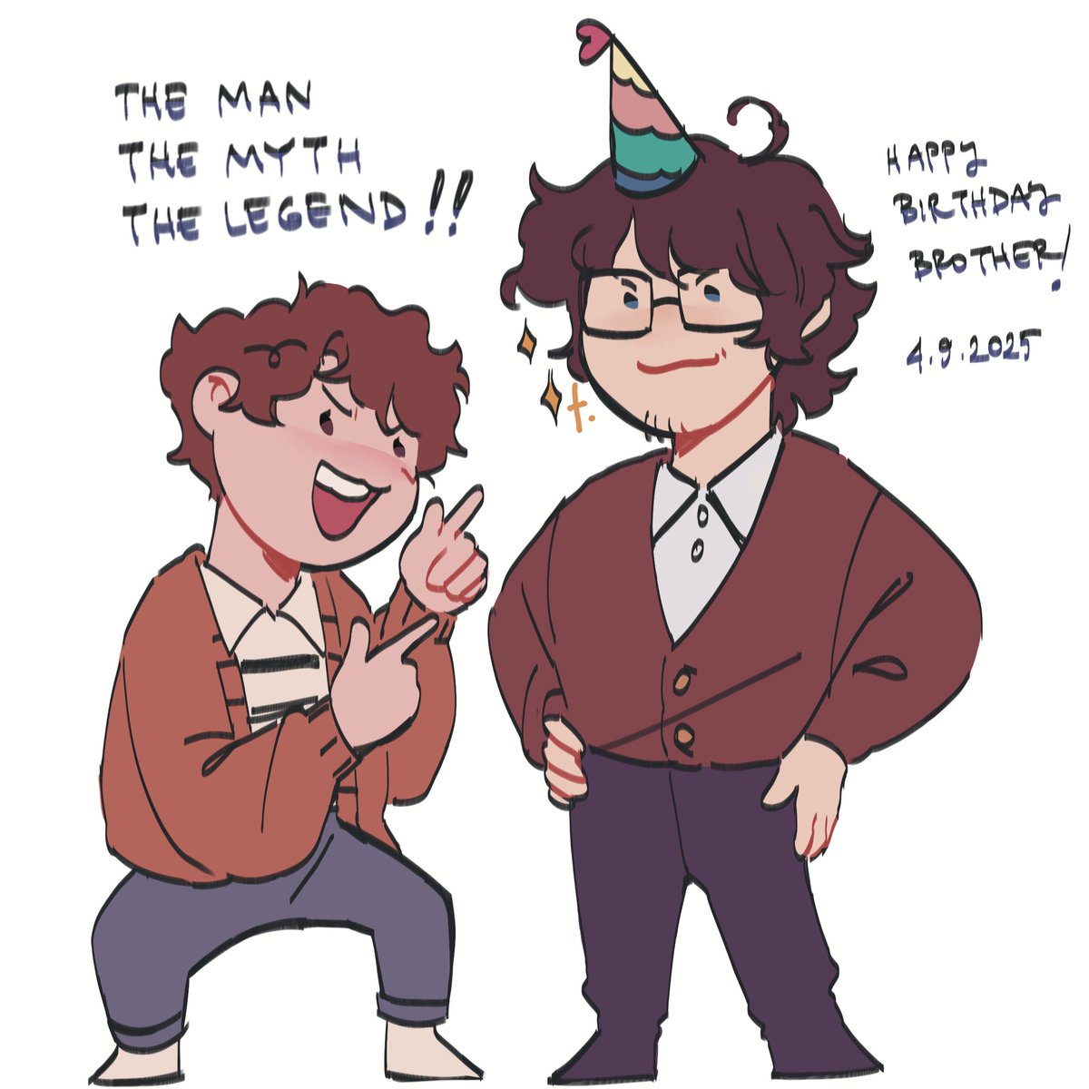 IT’S MY BIG BROTHER’S BIRTHDAY !!🎂🎉
Everyone say Happy birthday Justin right noww💥<a href="/artistsgrim/">Grimbo (COMMISSIONS OPEN)</a>