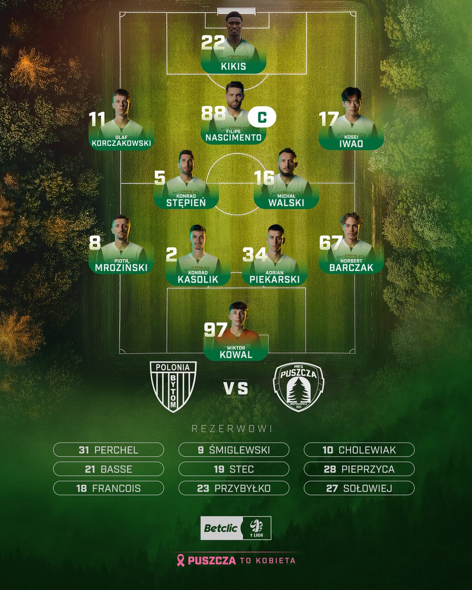 Żubry w takim składzie zagrają w Bytomiu! 🦬

----
📺Oglądaj mecze Betclic 1 Liga na tvpsport.pl oraz w aplikacji TVP Sport.