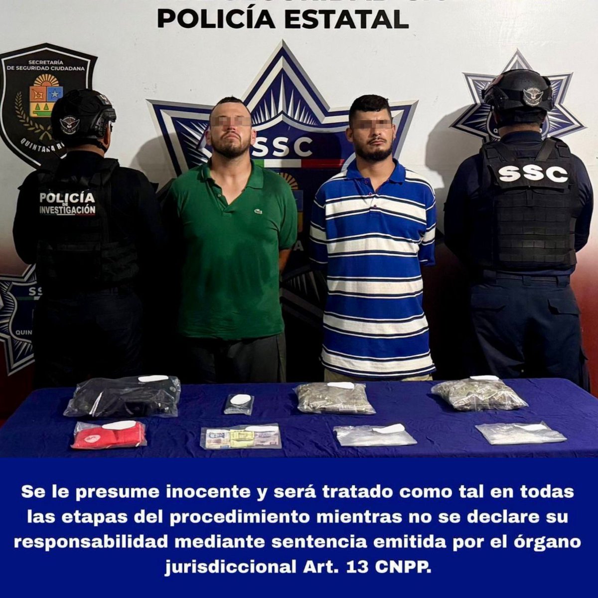 En dos operativos de la Policía Estatal se detuvo a tres presuntos narcomenudistas, el primer caso en la SM 28 y después en la 259; aseguraron más de 260 dosis de estupefacientes que quedaron a disposición del Ministerio Público. turquesanews.mx/cancun/caen-tr…
