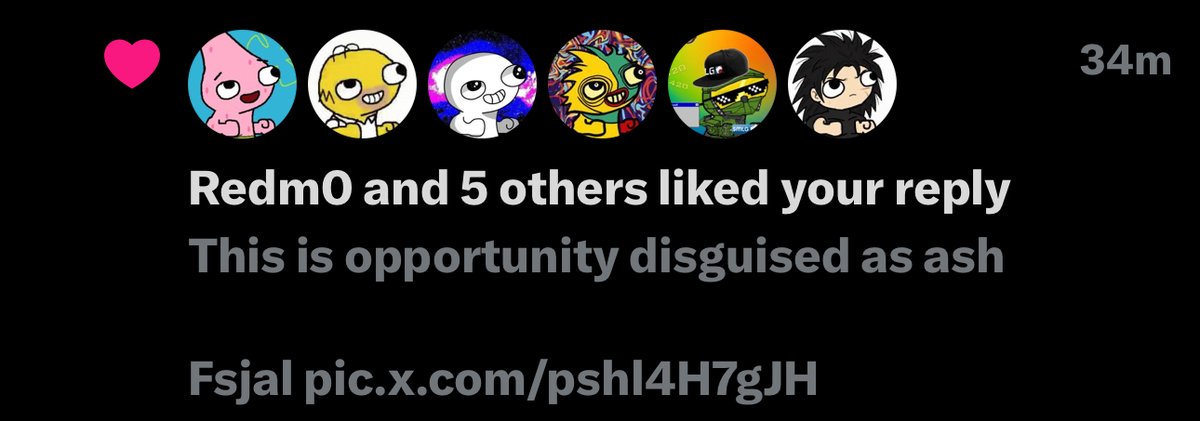 fsjalOG's tweet photo. pov: open up the tl and see this

what do you do

GP7m3USdHDSrNoUzsZqZTboKaJiabFQShzgV2RkFnZyh https://t.co/qx0NiBfMEU