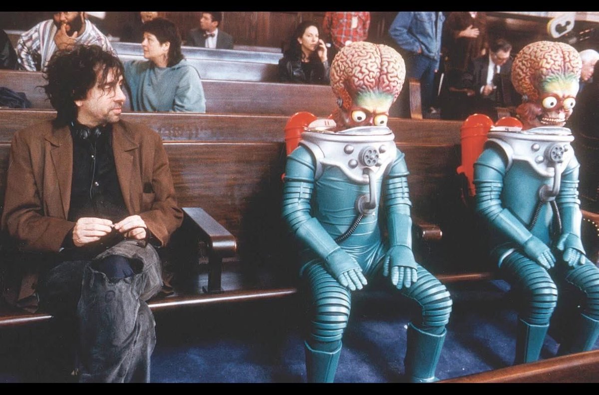 BobaFettANHSE's tweet image. #marsattacks #timburton #filmmaking #behindthescenes🎬