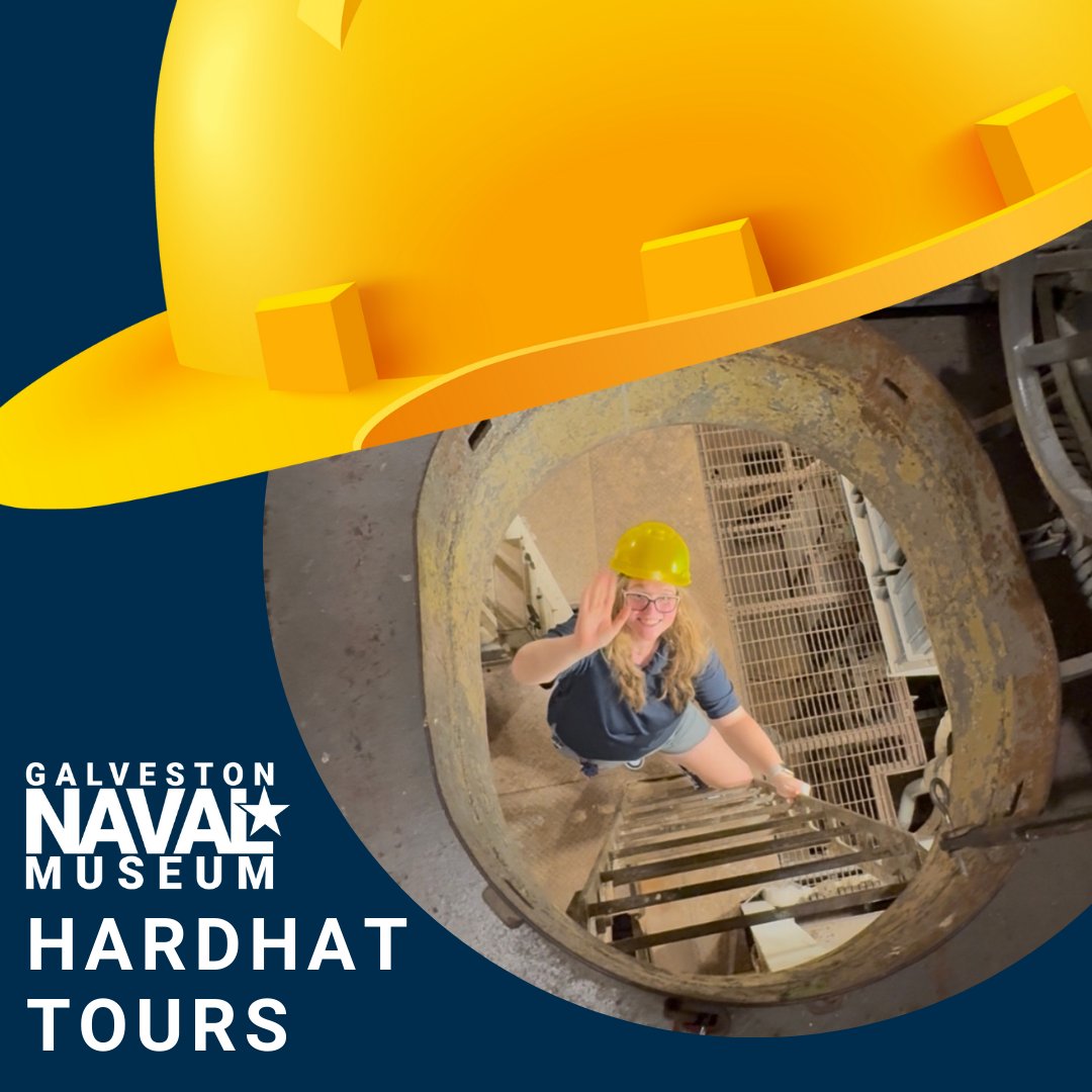 galvnavalmuseum's tweet image. This special access program takes you into the restricted engineering spaces of these historic vessels. Book your tour today! galvestonnavalmuseum.com/hard-hat-tours
#thingstodo #galvestontx #houstontx #usnavy #wwiihistory #museum #onthisday #texas #historybuff #historylover #familyfun