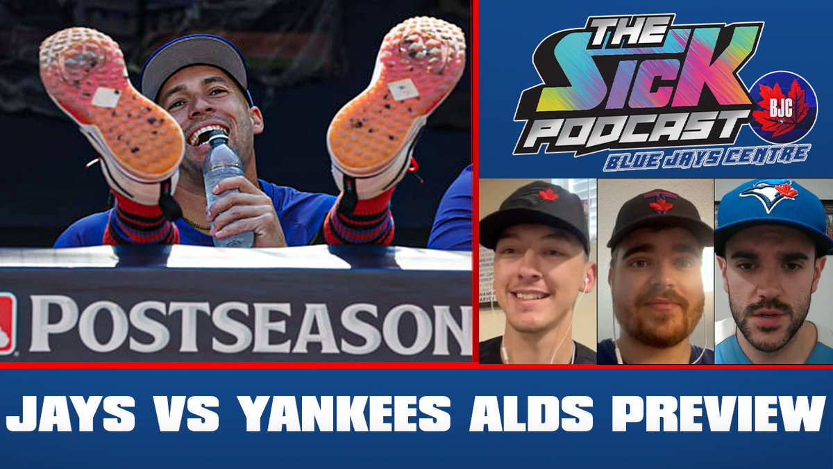 🚨New Episode🚨

<a href="/ColeWhiston/">Cole Whiston</a> <a href="/BjcRob/">Rob🐦</a> &amp; <a href="/_TOSportsTalk/">JamesPrice</a> discuss:

🔵 #BlueJays vs #Yankees ALDS matchup
🔵 Roster surprises
🔵 Bo Bichette’s injury
🔵 &amp; more!

Full pod👇
Watch: youtu.be/KNLd0LgSkTU
Listen: traffic.megaphone.fm/SICMED36150425…

#lightsupletsgo #thesickpodcast