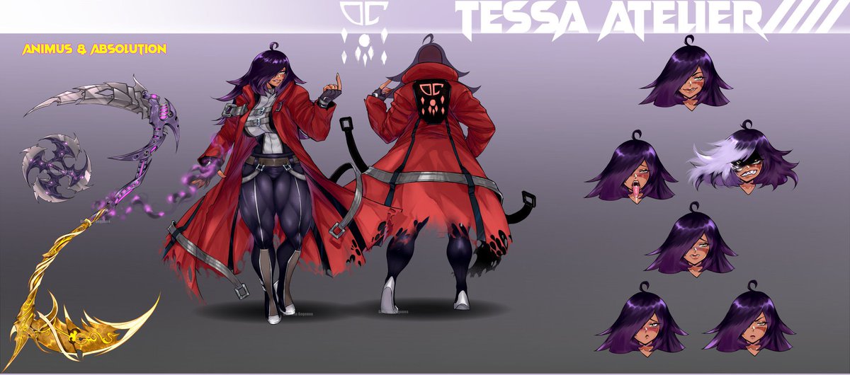 I won’t lie, this idea has ate away at me ever since I first saw it. Just Tessa in an outfit slowly being erased away to be sexier.