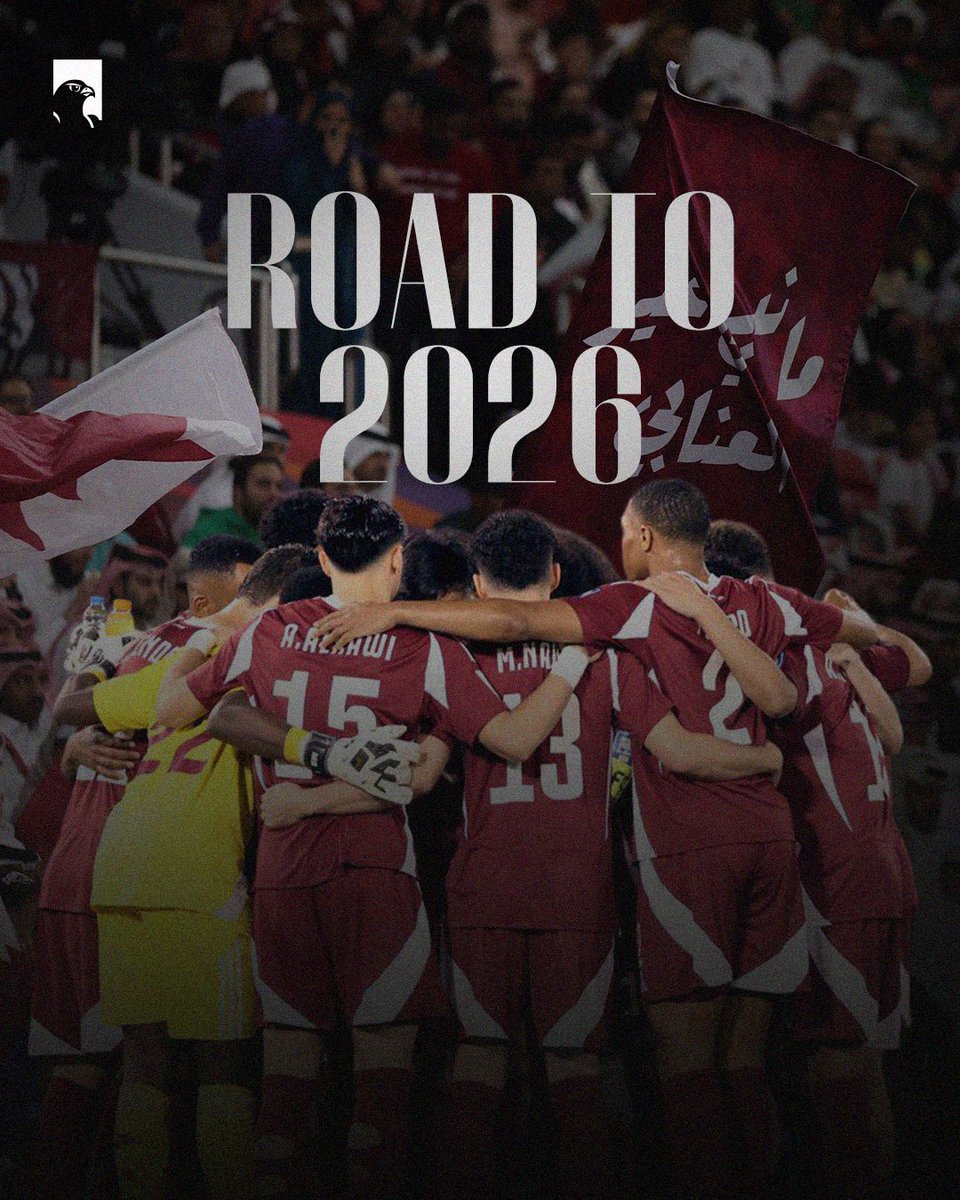 كلنا مع العنابي 
#رحلتنا_إلى2026 لتحقيق الحلم 🏆🇶🇦 

#جمهورنا_مصدر_قوتنا | #تأهلنا_بحضورنا