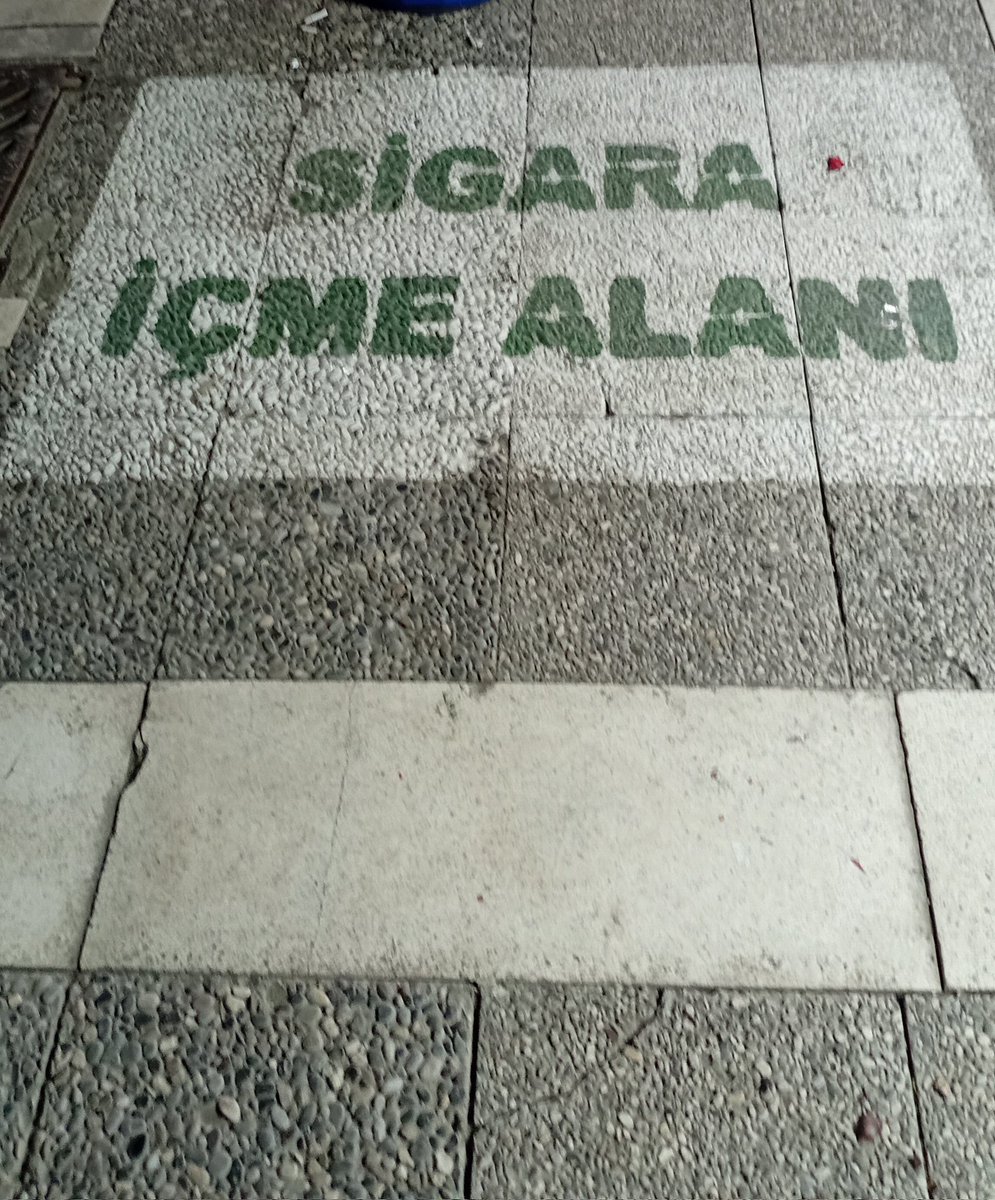 Bu tehlikeli kardeşim , umarım translate bunu turistlere dont smoke area diye çevirip tribe sokmuyordur.