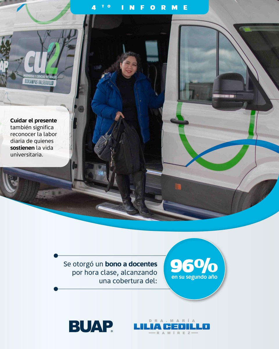 Cuidamos el presente al reconocer la labor de quienes sostienen la vida universitaria: nuestra comunidad docente.

4o Informe de Labores.
Dra. María Lilia Cedillo Ramírez. 

#BUAP #4oInformeBUAP #LiliaCedillo #UnNuevoComienzo #UnNuevoCamino