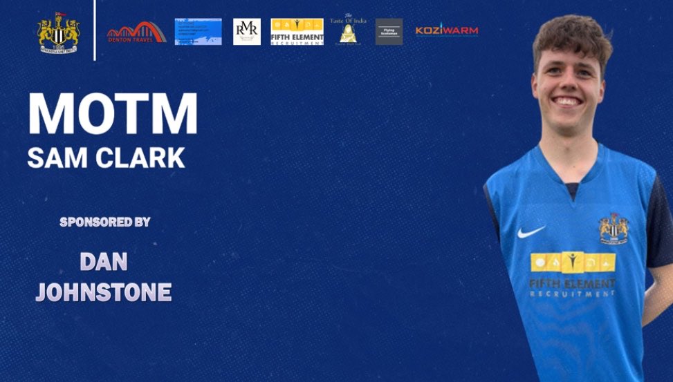 Newcastle East End Seniors (@neesfc) on Twitter photo 🔵MOTM🔵
Another man of the match performance from Sam Clark. 
Dominant in the air and won every first and second ball as well breaking the lines well on the ball for us.  
Another top performance today well done Clarky 💪 🔵MOTM🔵
Another man of the match performance from Sam Clark. 
Dominant in the air and won every first and second ball as well breaking the lines well on the ball for us.  
Another top performance today well done Clarky 💪