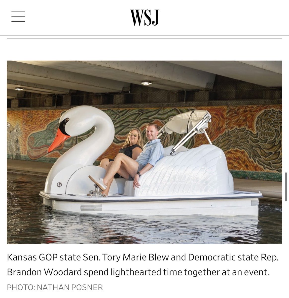Thank you to the <a href="/WSJ/">The Wall Street Journal</a> for sitting down to speak with us on the critical issue of bringing civility back to politics. We are opponents, not enemies. 

Read the full article here: wsj.com/politics/minne… #ksleg <a href="/Woodard4Kansas/">Brandon Woodard</a>