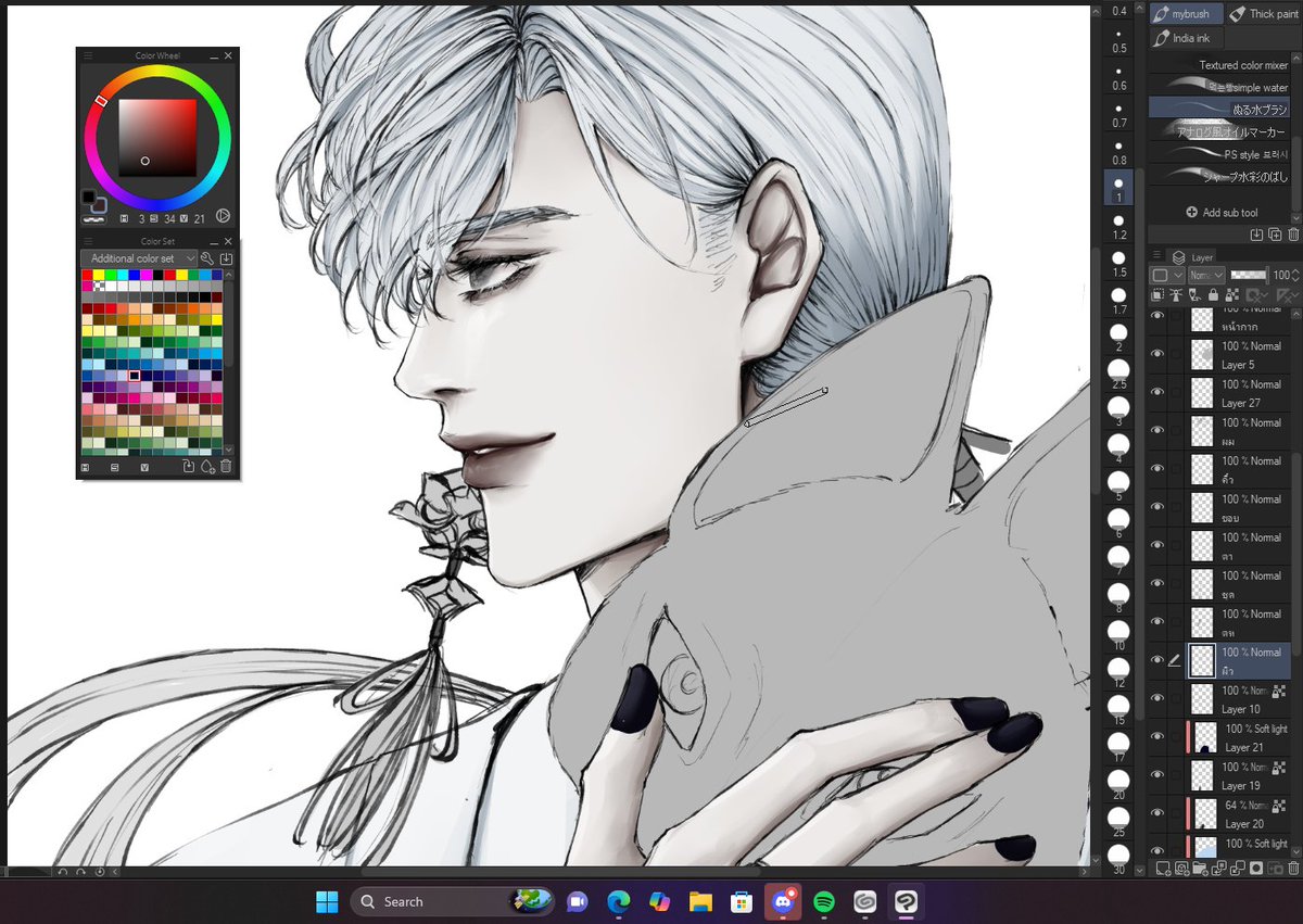 WIP.Fanart Kotoyuki Tsuneki Frome Silent hill F 
#silenthillf #silenthillfanart #kotoyuki #game #fanart