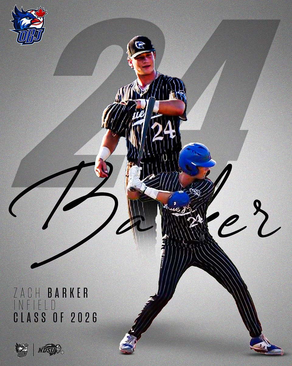 OntarioBlueJays's tweet image. Congratulations to OBJ IF Zach Barker on his commitment to NDSU 💪 

#OBJFam