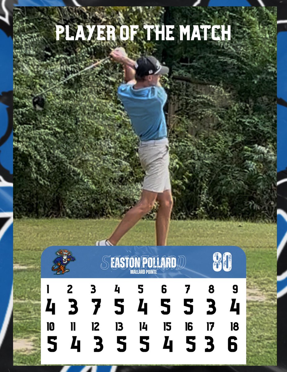 SaltilloGolf's tweet image. First Choice Bank Player of the Match from Thursday’s tournament at Mallard Pointe are Indiana Sistrunk and Easton Pollard! Congrats to both players