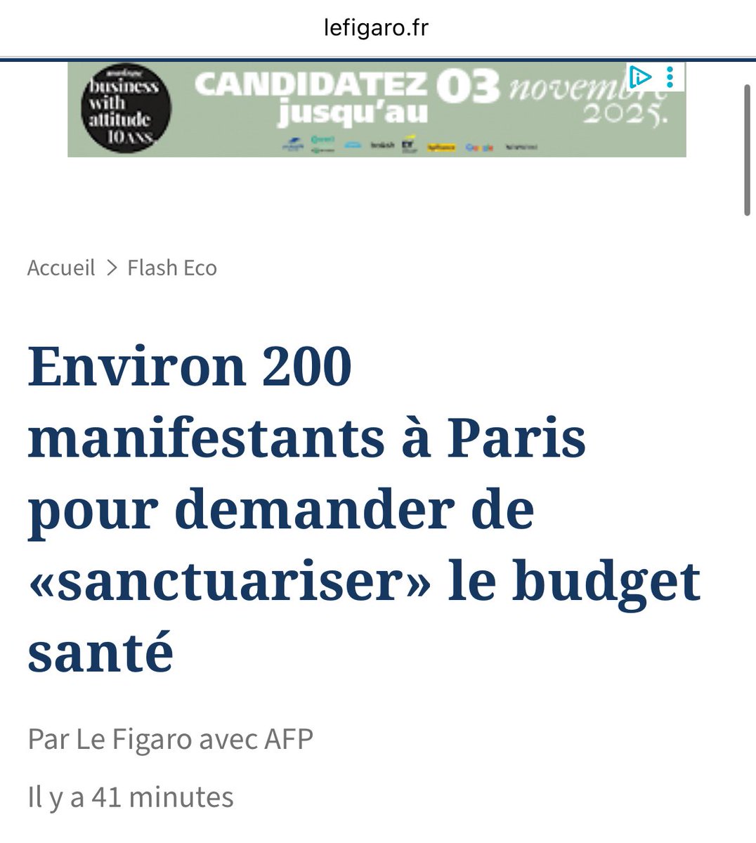 On résume : la « grande » marche blanche du médecin ultra corporatiste Arnaud Chiche (condamné pour harcèlement envers son ex-femme) n’a réuni que 200 personnes, dont des antivax. Un bide total !