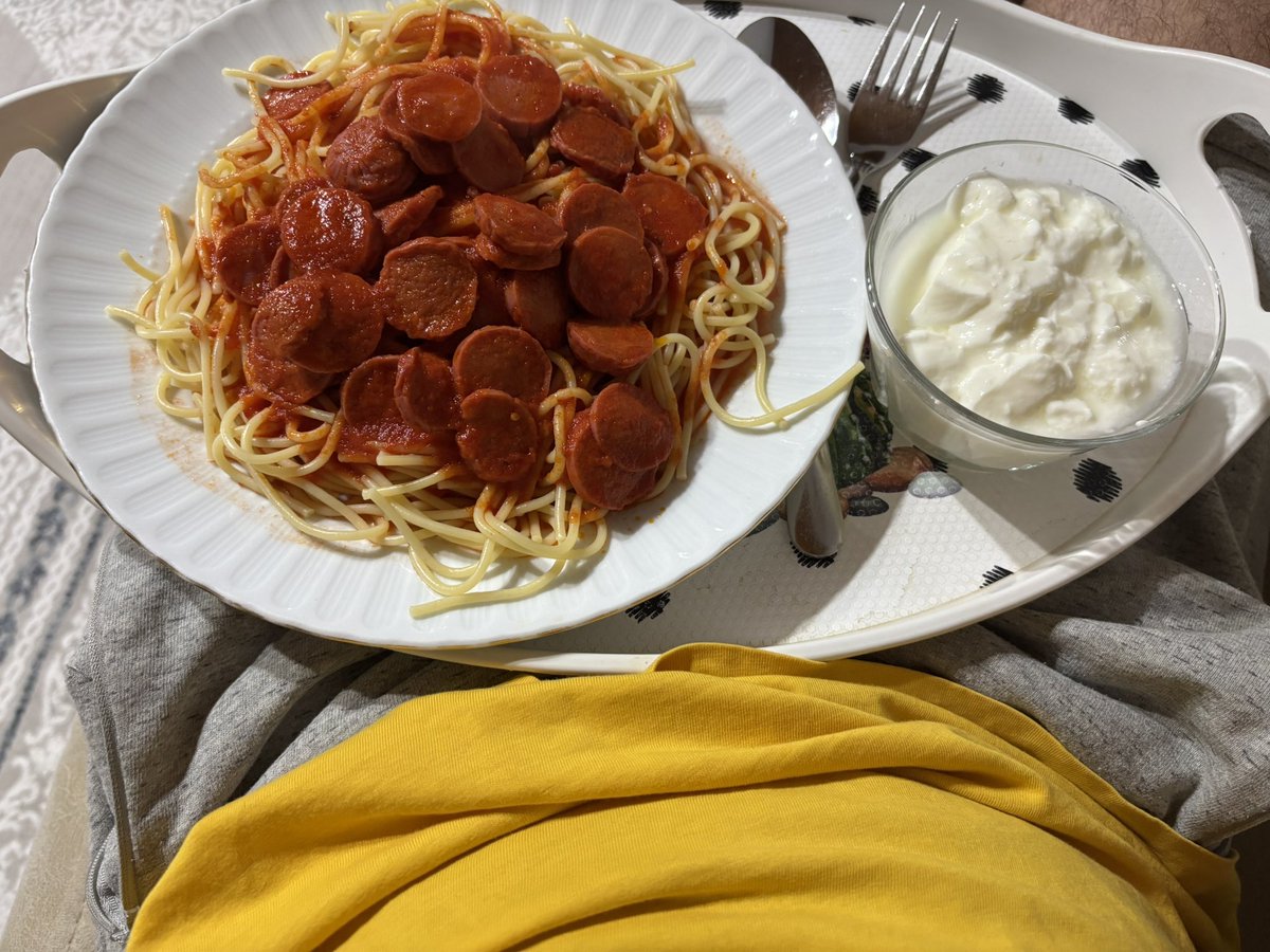 misafirlikte önüme sunulan yemek