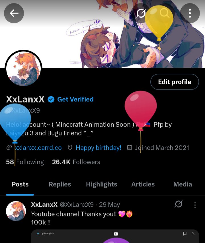 XxLanxX9's tweet photo. everyone  
Happy birthday to me!!! 🎂 🎉 https://t.co/bPC2M9cyDo