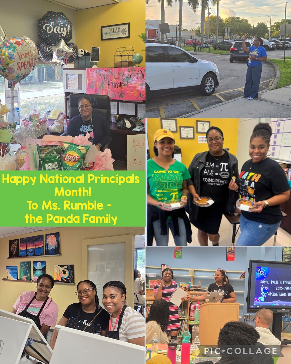 The Panda Family proudly celebrates Ms. Rumble in honor of National Principals Month. 🐼💙 #NationalPrincipalsMonth
#LeadershipMatters