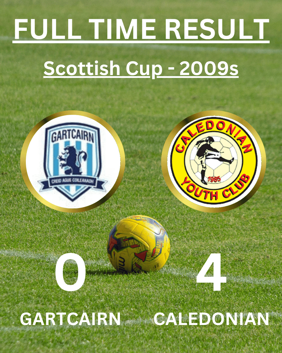 Our 2009s are into the next round of the inspiresport Scottish Cup following their victory today away to Gartcairn.
