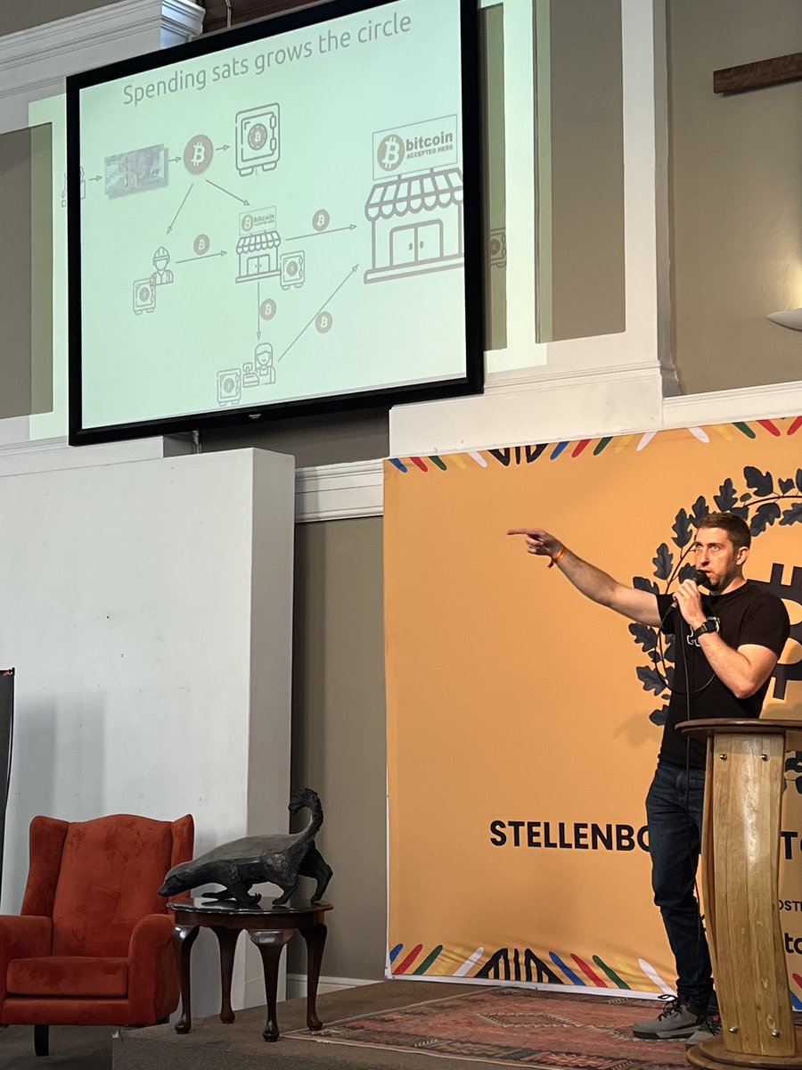Our CEO <a href="/carelvwyk/">BTCarel 🟠⚡️🇿🇦</a> explaining the secret master plan to make the bitcoin circle bigger in South Africa

Stellenbosch bitcoin symposium 2025 hosted by <a href="/Airbtconline/">Airbtc</a>
