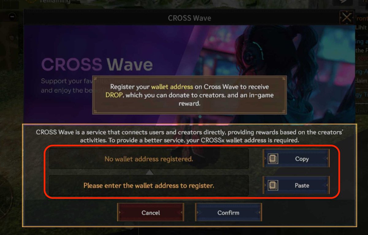 massalattin's tweet image. Been having fun on @Rohan2_Global? You can actually earn extra rewards while playing, thanks to @crosswave_xyz

Simply use your CROSSx fan wallet in-game (don’t mix it up with your creator wallet), then head over to wave.crosstoken.io/en
and log in. Once you make any in-game…